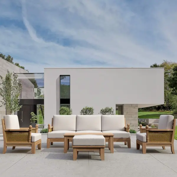 Anderson Teak - SET-68 7-pc Luxe Modular Deep Seating Set