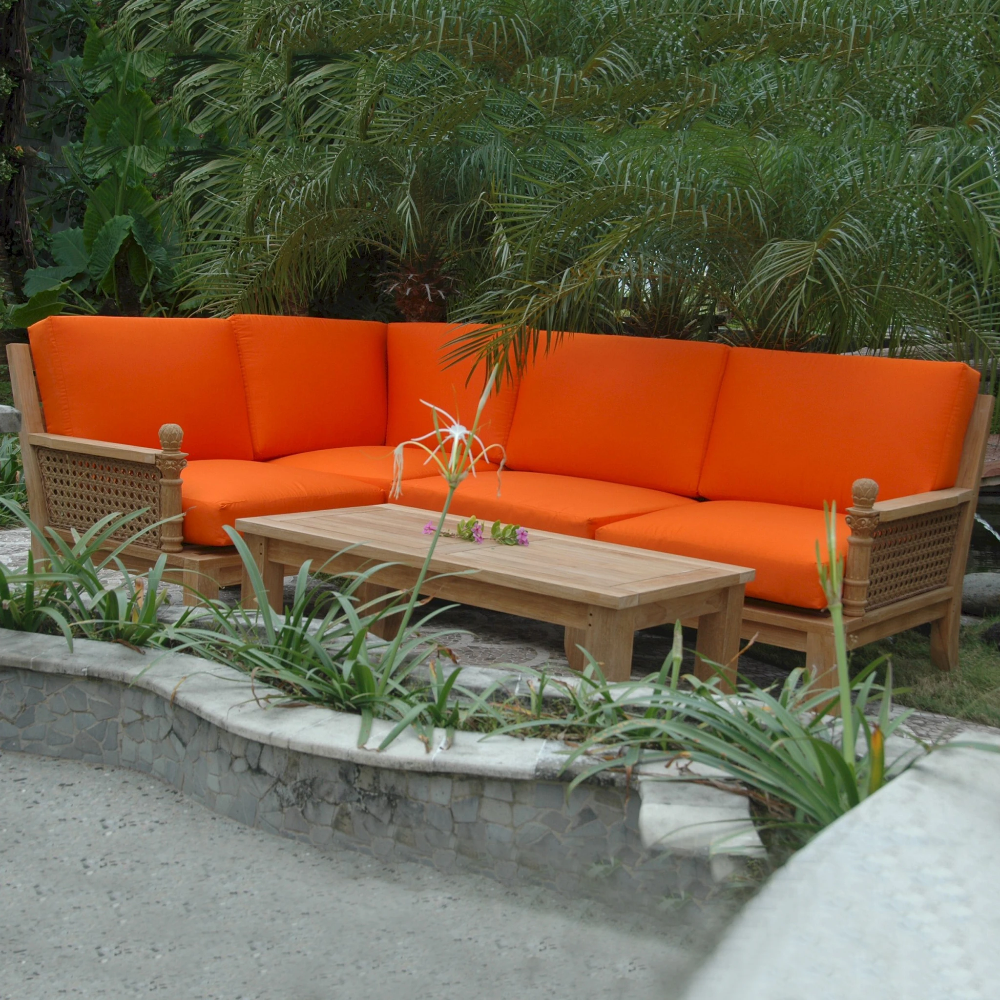 SET-71.3 Anderson Teak - Luxe 5-Pieces Modular Set - Image 3