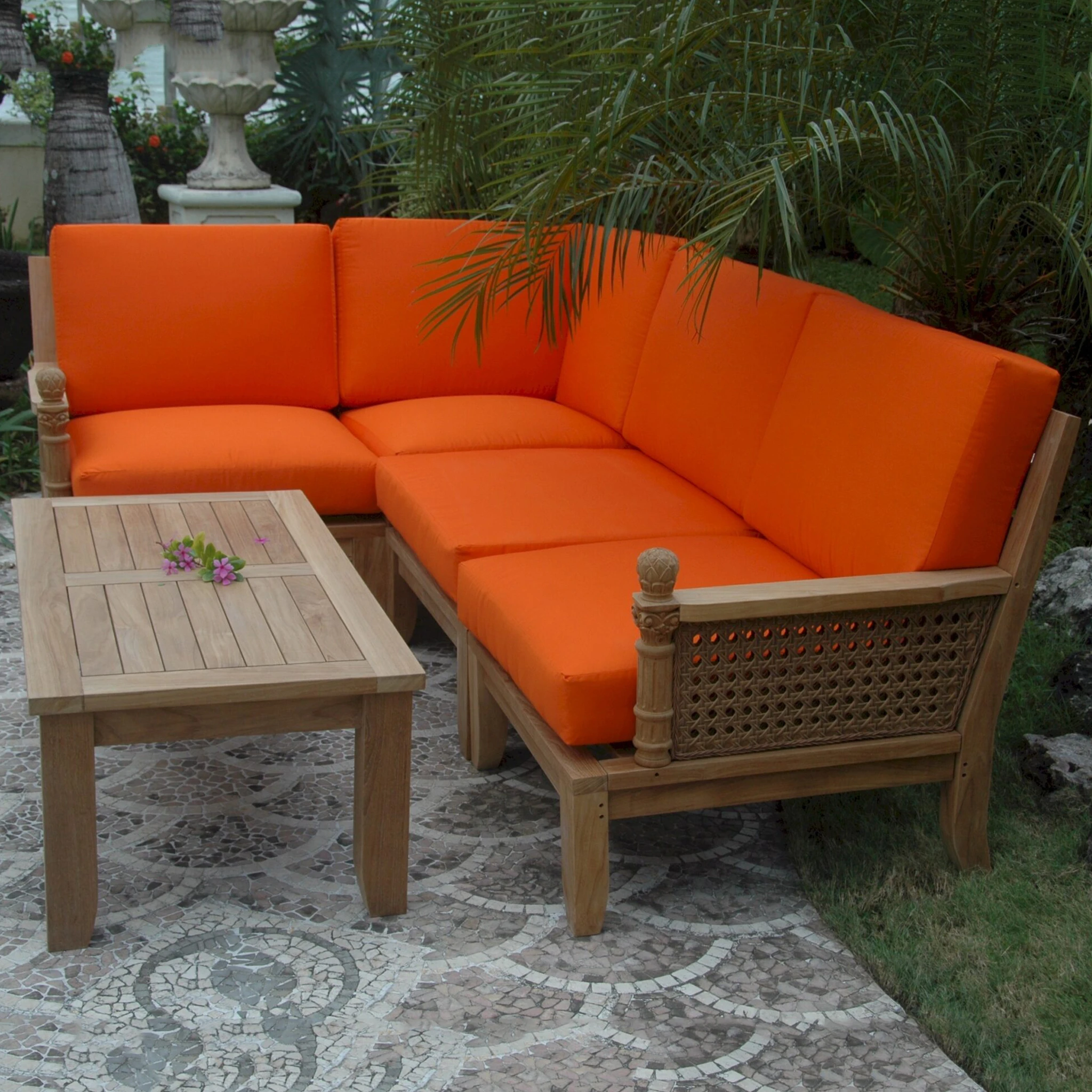 SET-71.4 Anderson Teak - Luxe 5-Pieces Modular Set - Image 5