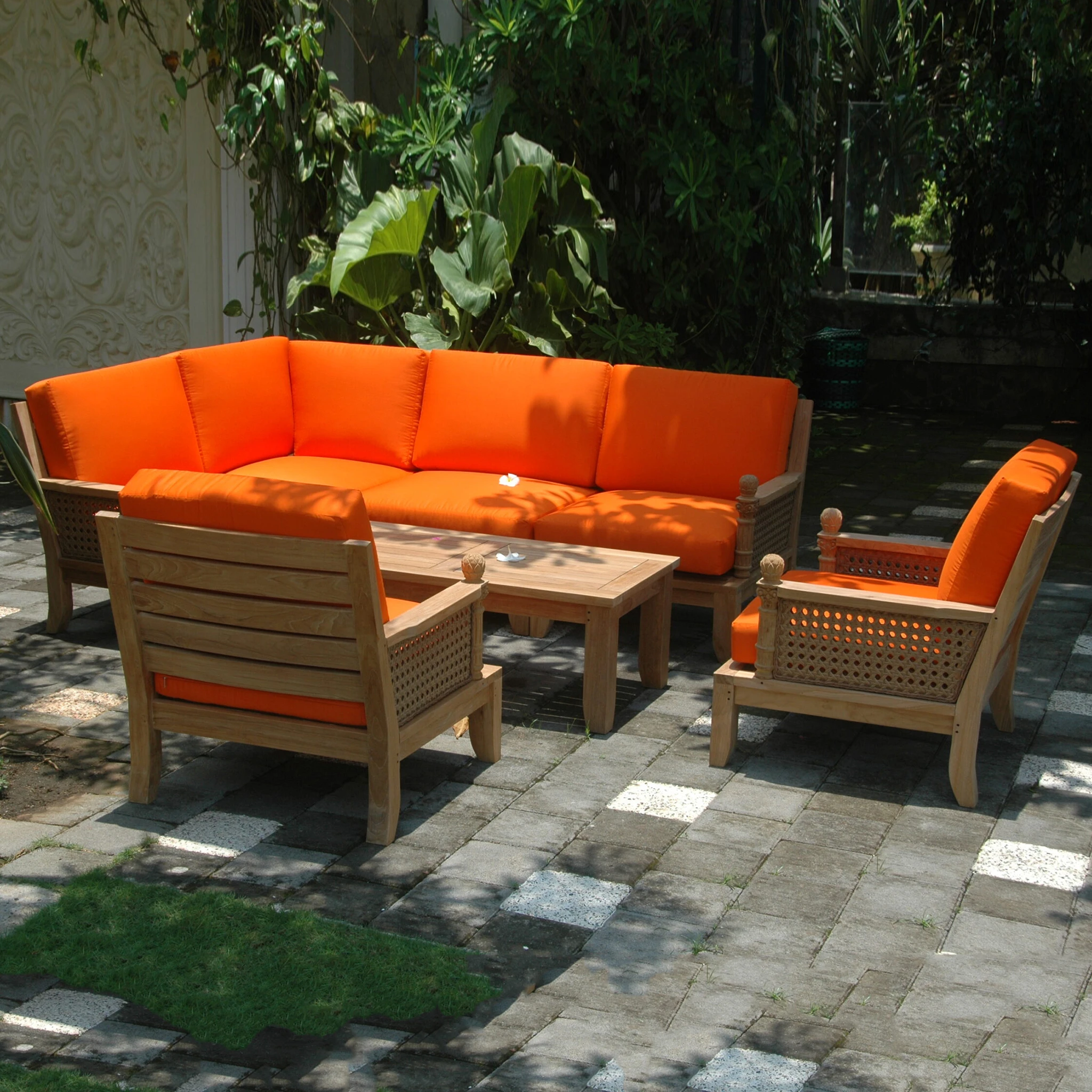 SET-73.3-5417 Anderson Teak - Luxe 7-Pieces Modular Set - Image 8