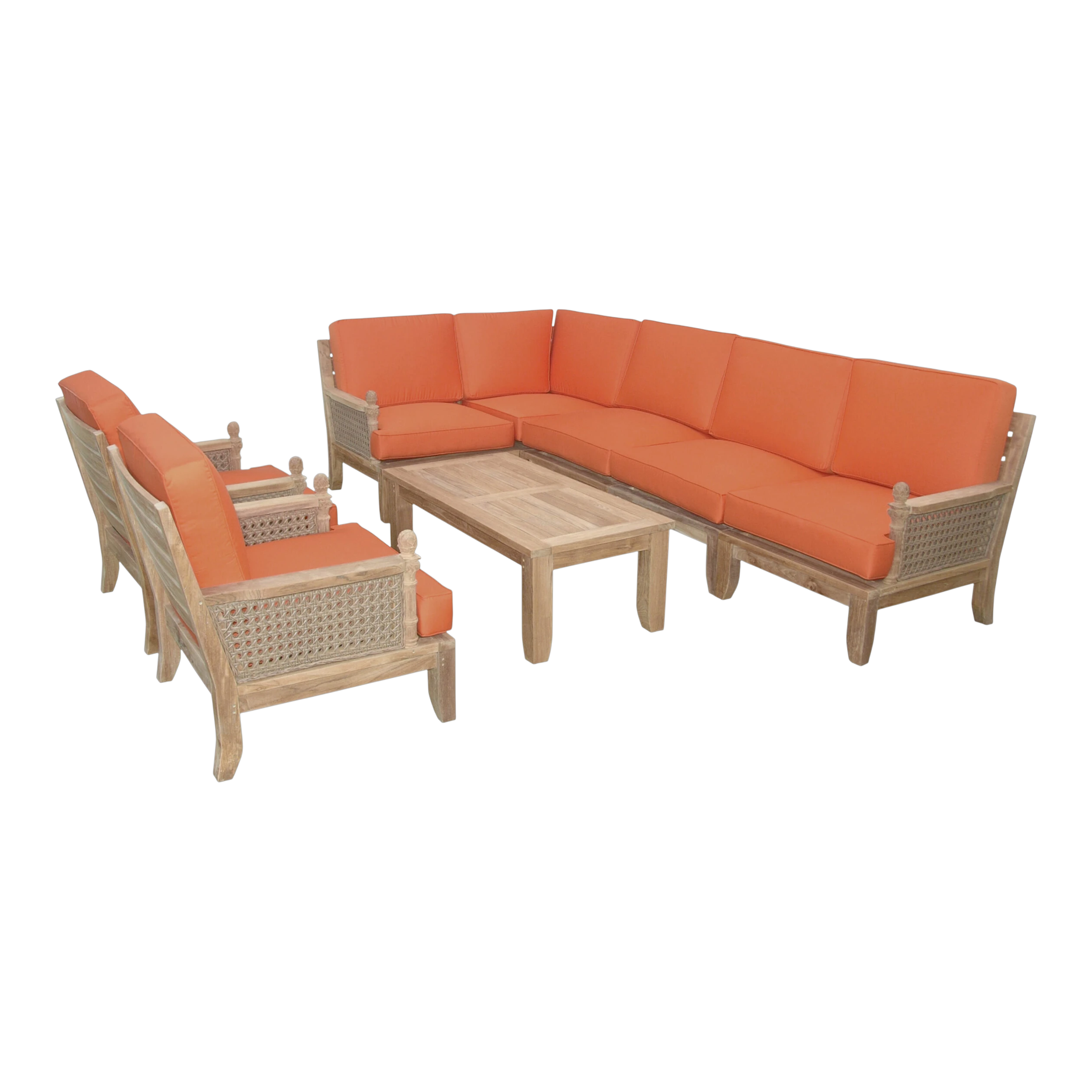 SET-74.1-5417 Anderson Teak - Luxe 8-Pieces Modular Set - Image 7