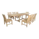 Anderson Teak - Bahama Sahara 9-Pieces 10' Rectangular Dining Set - Image 2