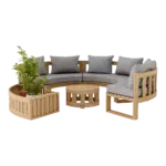 Anderson Teak - SET-808 Circular Modular Deep Seating Set - Image 4