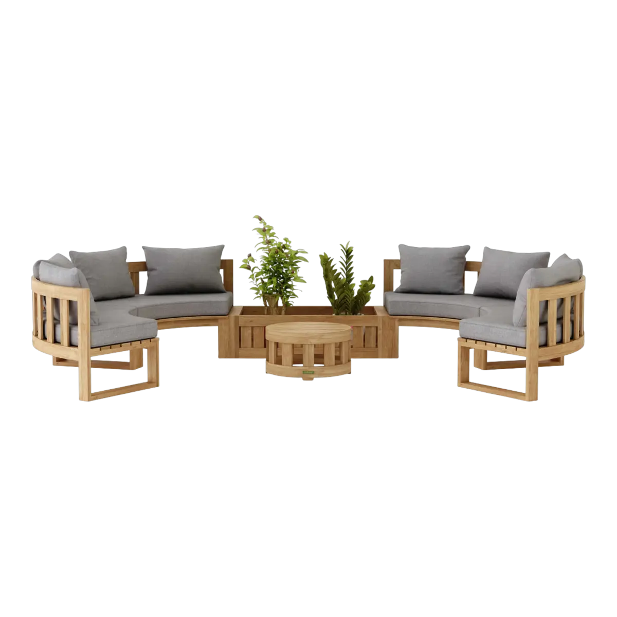 Anderson Teak - SET-809 Circular Modular Deep Seating Set - Image 3