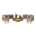 Anderson Teak - SET-809 Circular Modular Deep Seating Set - Image 3