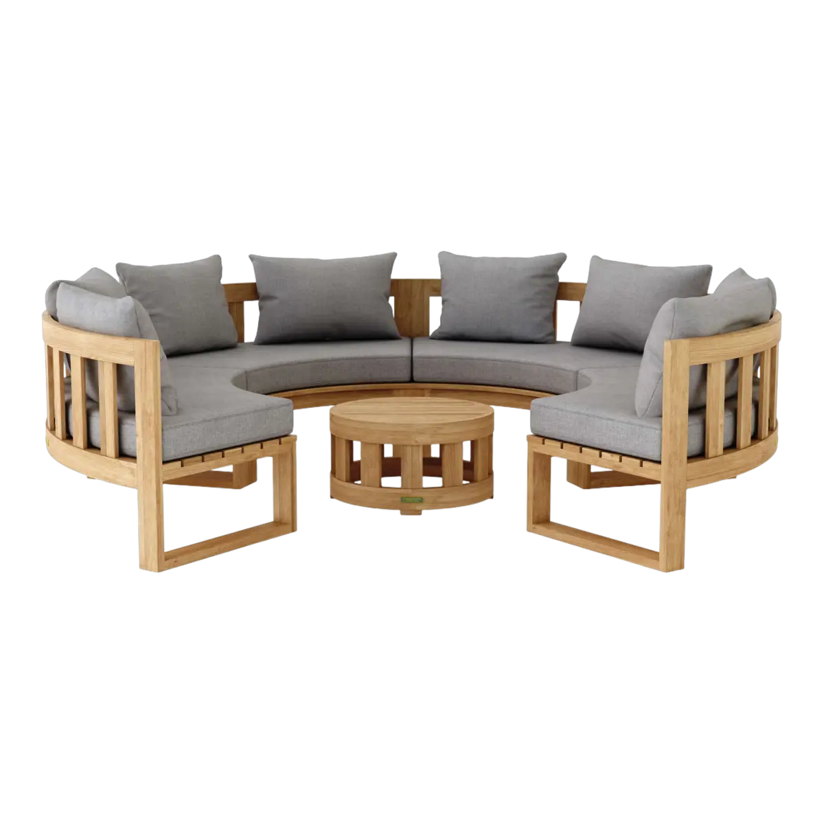 Anderson Teak - SET-810 Circular Modular Deep Seating Set - Image 4