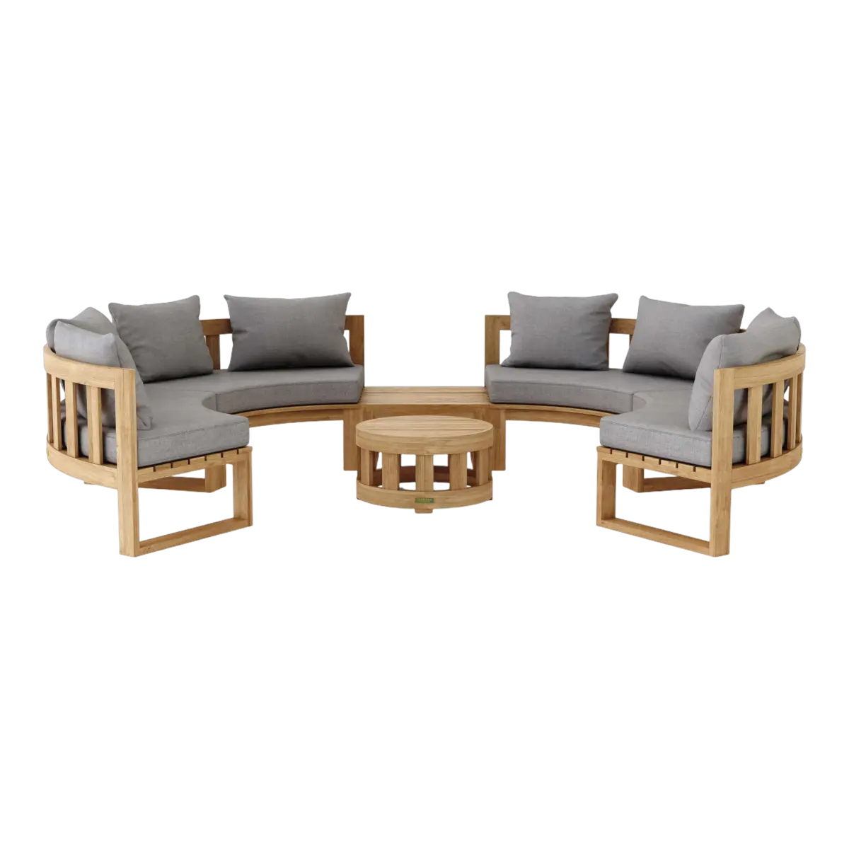 Anderson Teak - SET-811 Circular Modular Deep Seating Set - Image 1