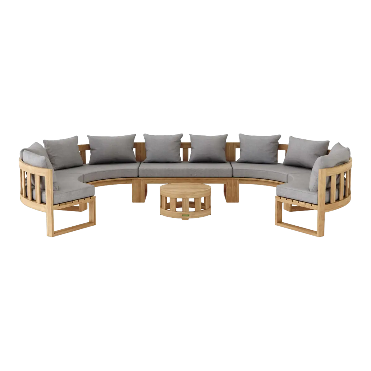 Anderson Teak - SET-812 Circular Modular Deep Seating Set - Image 4