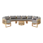 Anderson Teak - SET-812 Circular Modular Deep Seating Set - Image 3