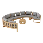 Anderson Teak - SET-812 Circular Modular Deep Seating Set - Image 2