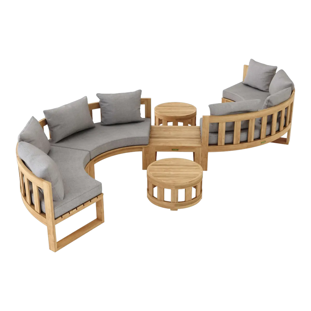 Anderson Teak - SET-813 Circular Modular Deep Seating Set - Image 3