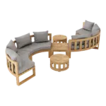Anderson Teak - SET-813 Circular Modular Deep Seating Set - Image 3