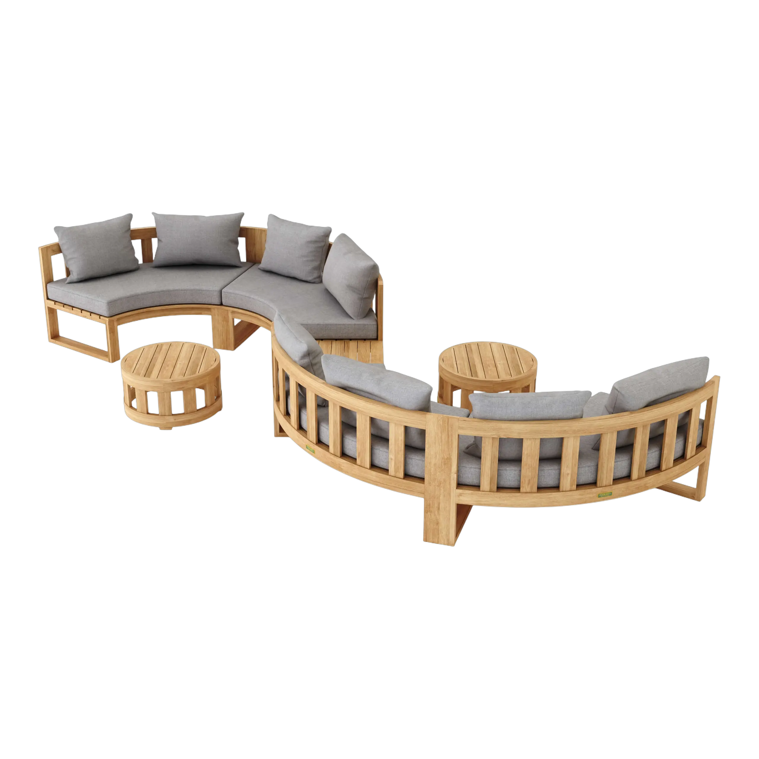 SET-813.2 Anderson Teak - SET-813 Circular Modular Deep Seating Set - Image 4