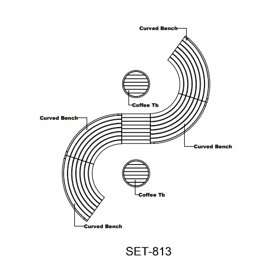 SET-813.3 Anderson Teak - SET-813 Circular Modular Deep Seating Set - Image 5