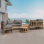 Anderson Teak - SET-813 Circular Modular Deep Seating Set