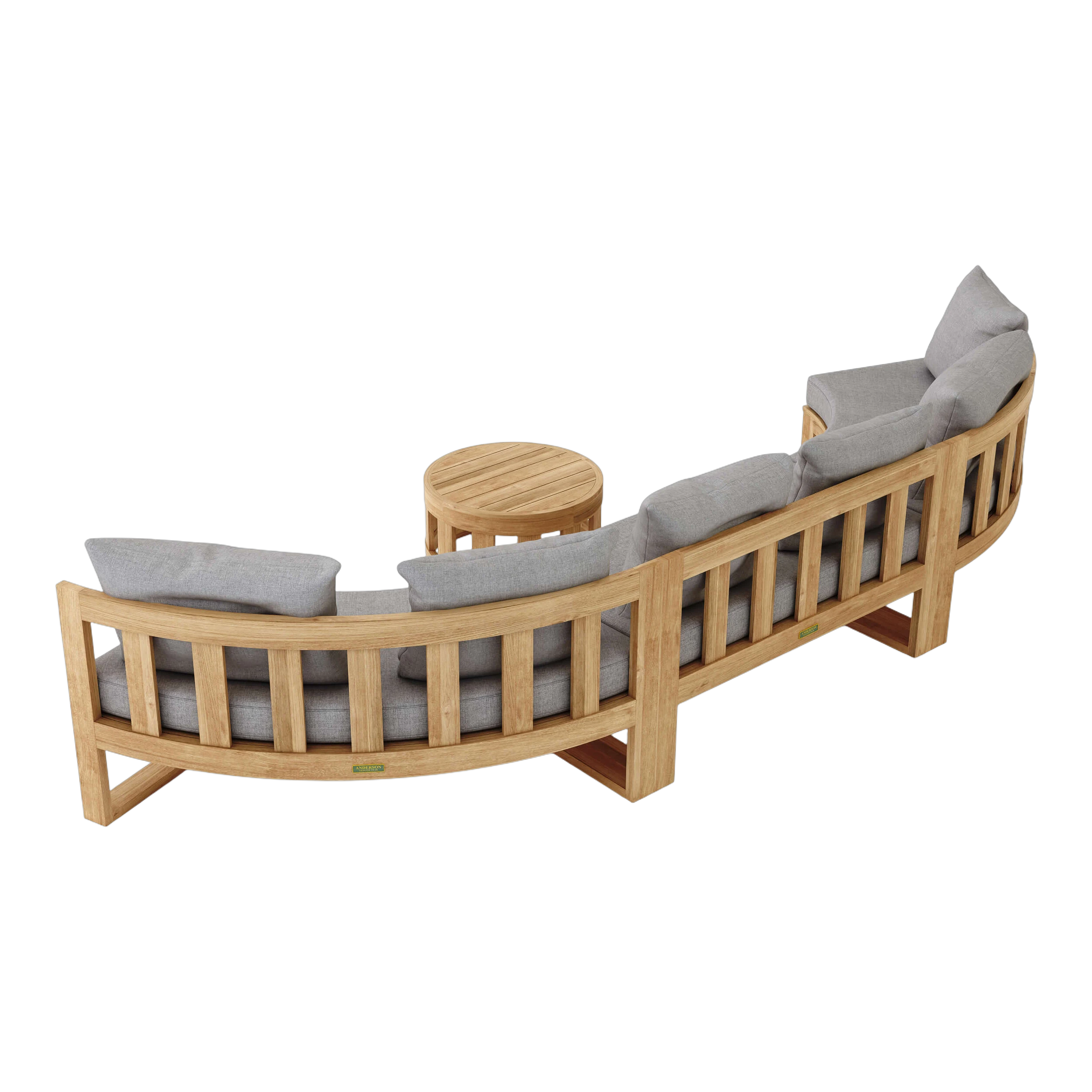 SET-814.2 Anderson Teak - SET-814 Circular Modular Deep Seating Set - Image 4