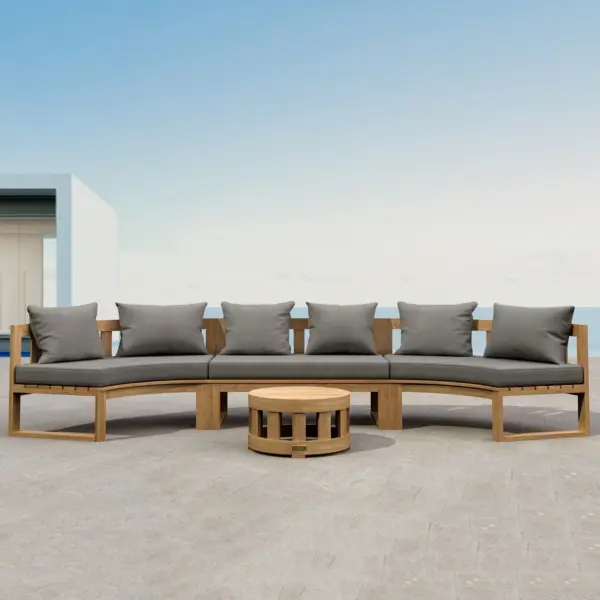Anderson Teak - SET-814 Circular Modular Deep Seating Set