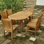 Anderson Teak - Bahama Sahara 7-Pieces 8' Rectangular Dining Set - Image 3