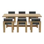 Anderson Teak - SET-856 7-pc Smyrna Dining Table Set - Image 3