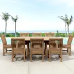 Anderson Teak - Bahama Sahara 9-Pieces 87" Oval Dining Set