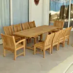Anderson Teak - Bahama Sahara 11-Pieces 8' Rectangular Dining Set - Image 4