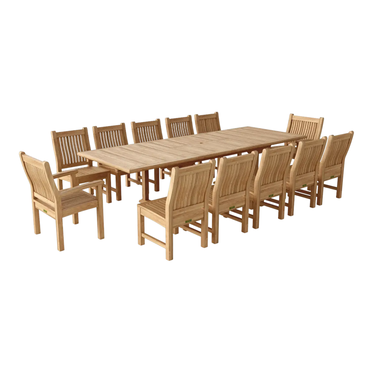 Anderson Teak - Valencia Sahara 13-Pieces Rectangular Dining Set - Image 3