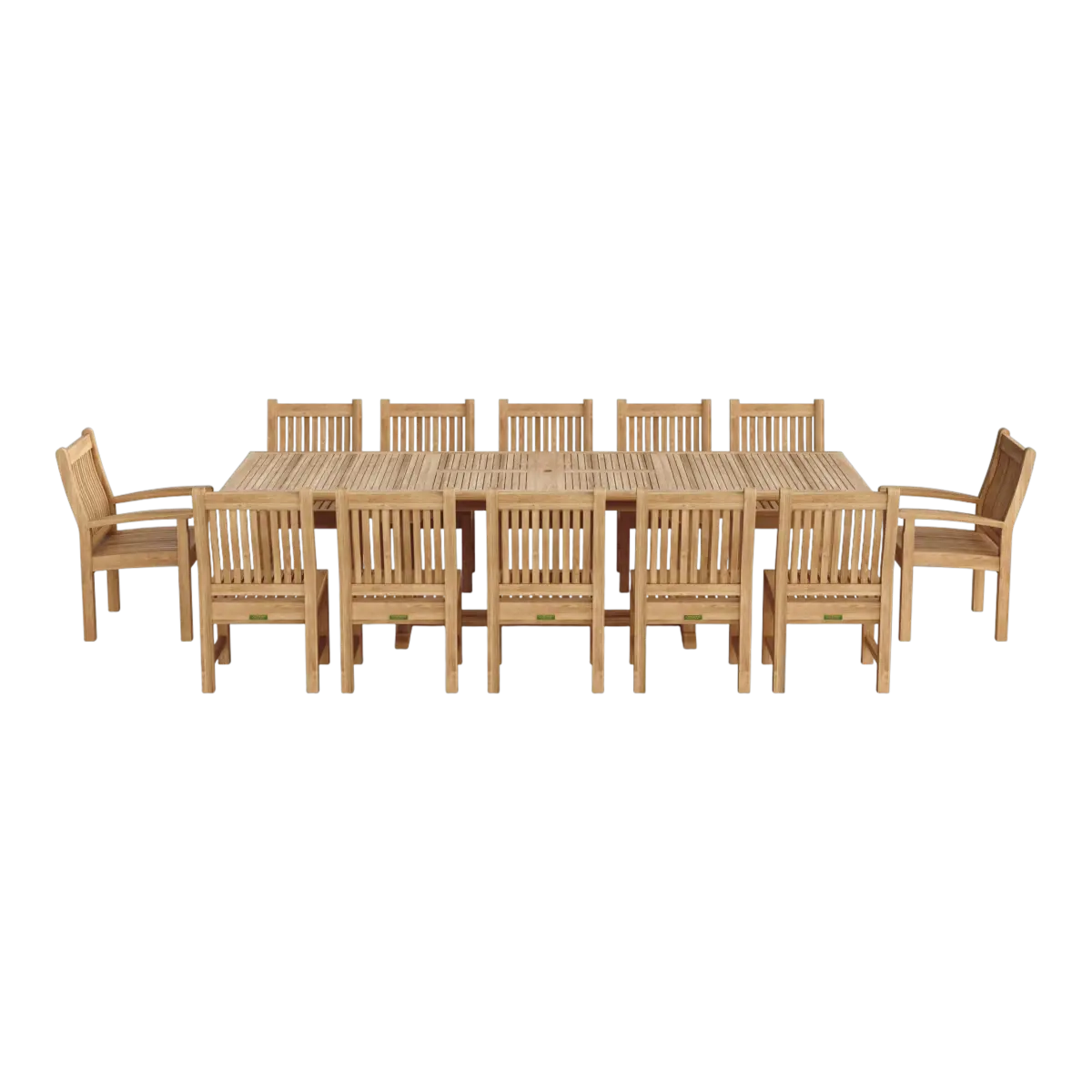 Anderson Teak - Valencia Sahara 13-Pieces Rectangular Dining Set - Image 4