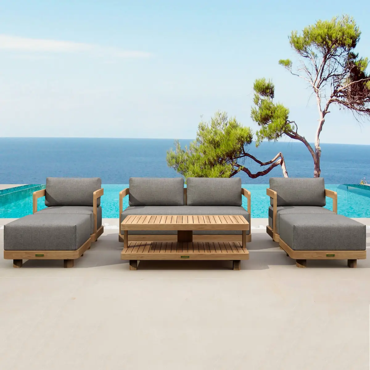 Anderson Teak - SET-902 6-pc Granada Deep Seating - Image 1
