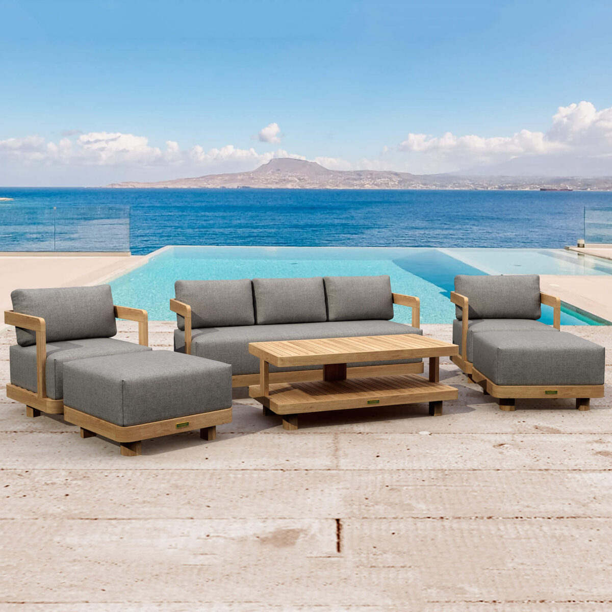 Anderson Teak - SET-903 6-pc Granada Deep Seating - Image 1