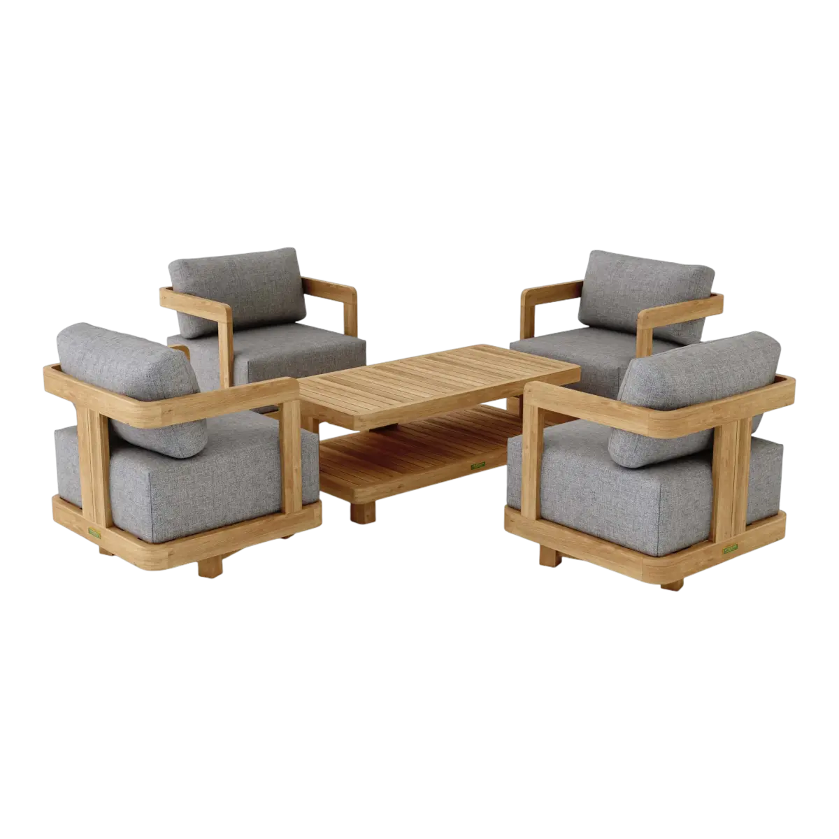 Anderson Teak - SET-904 5-pc Granada Deep Seating - Image 2