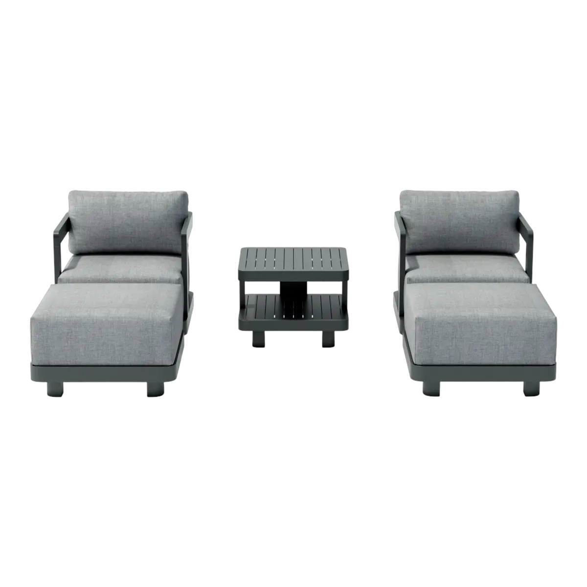 Anderson Teak - SET-905-AL 5-pc Granada Aluminum Deep Seating - Image 3