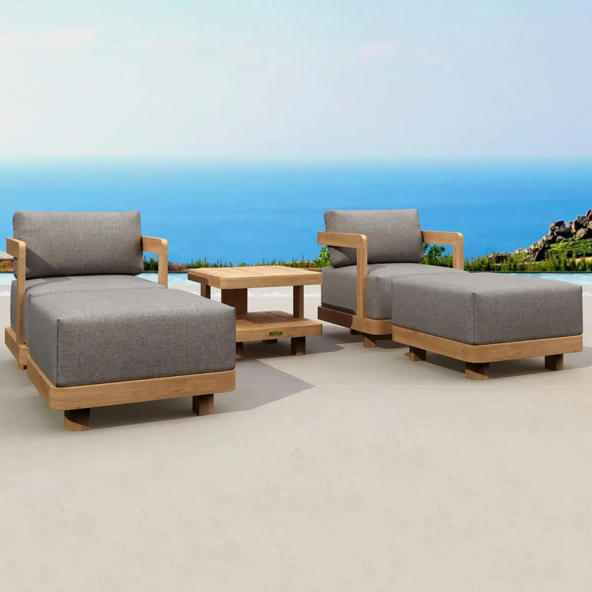 Anderson Teak - SET-905 5-pc Granada Deep Seating - Image 1
