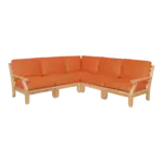 Anderson Teak - Riviera Luxe 7-Pieces Modular Set With Rectangular Table A - Image 4