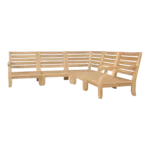 Anderson Teak - Riviera Luxe 5-Pieces Modular Set - Image 5