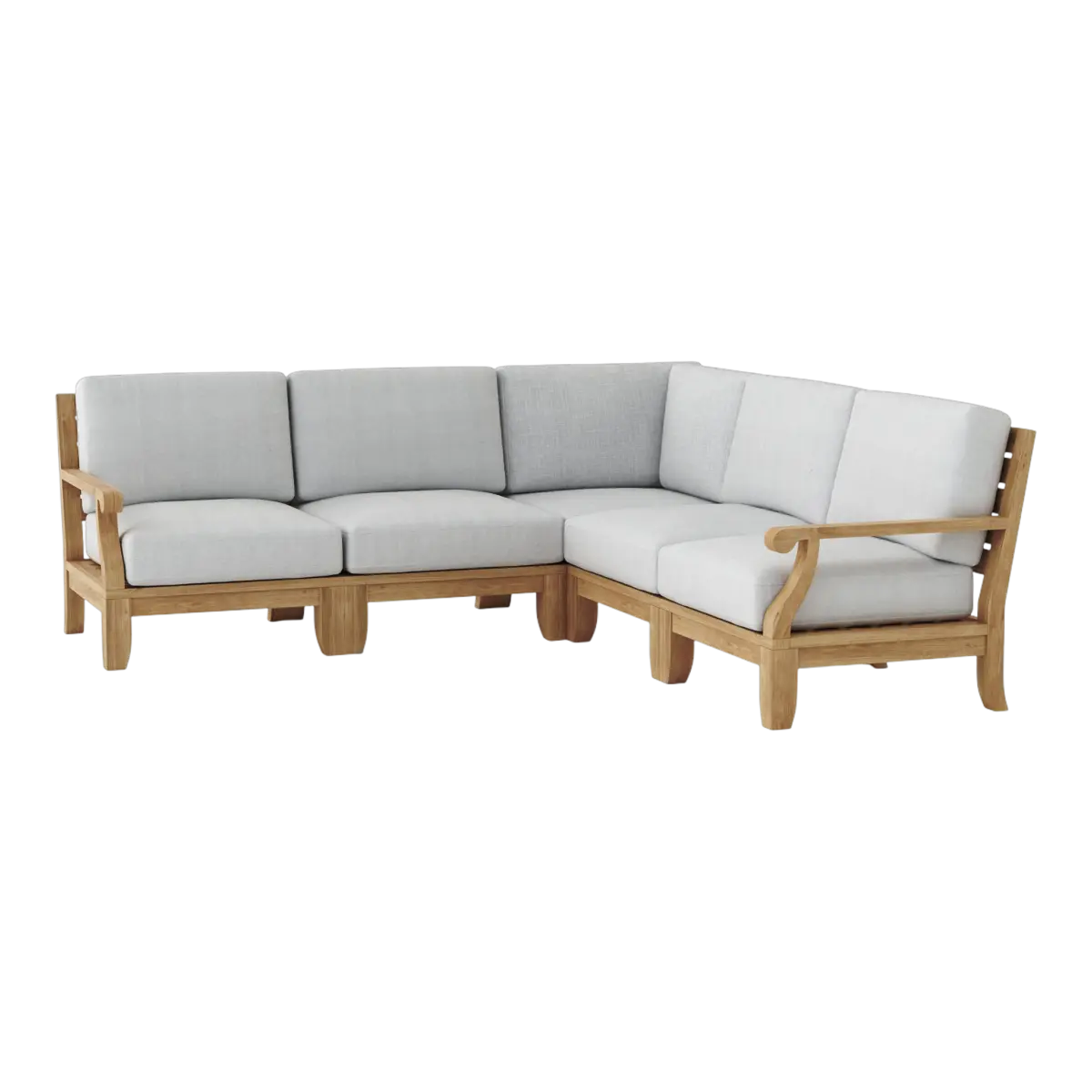 Anderson Teak - Riviera Luxe 5-Pieces Modular Set - Image 2