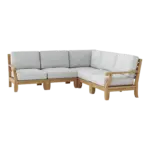 Anderson Teak - Riviera Luxe 5-Pieces Modular Set - Image 2