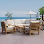 Anderson Teak - Riviera Luxe 8-Pieces Modular Set