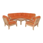 Anderson Teak - Riviera Luxe 8-Pieces Modular Set - Image 6