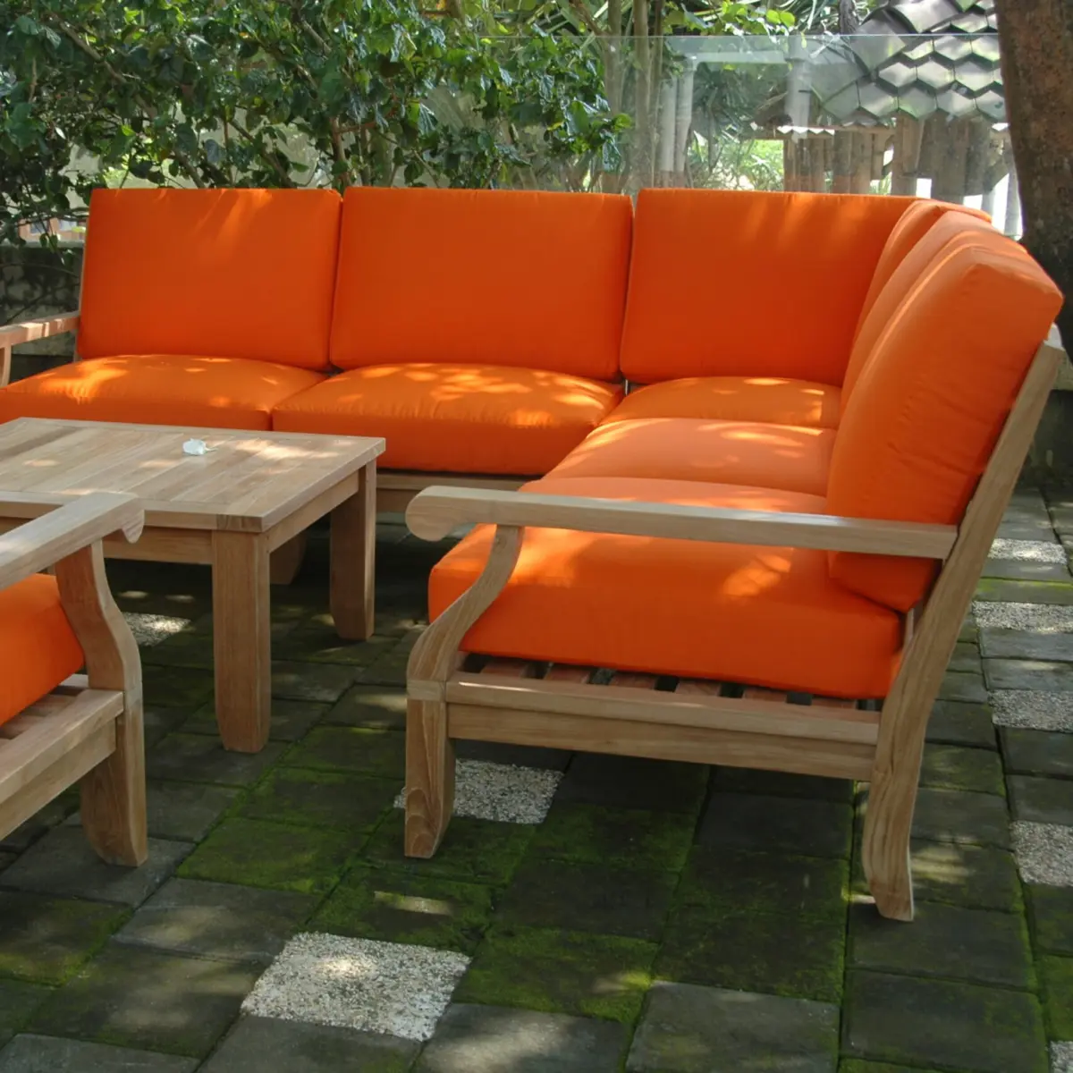 Anderson Teak - Riviera Luxe 8-Pieces Modular Set - Image 3