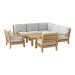 Anderson Teak - Riviera Luxe 8-Pieces Modular Set - Image 2