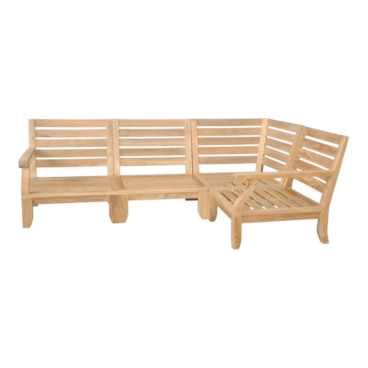 Anderson Teak - Riviera Luxe 4-Pieces Modular Set - Image 3