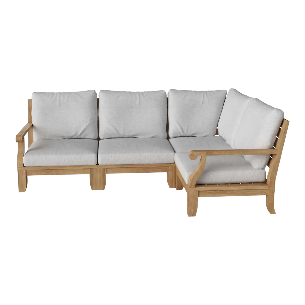 Anderson Teak - Riviera Luxe 4-Pieces Modular Set - Image 2