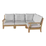 Anderson Teak - Riviera Luxe 4-Pieces Modular Set - Image 2