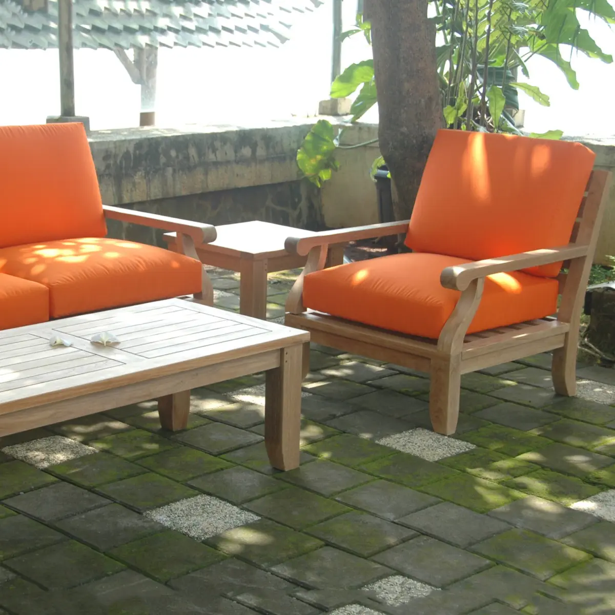 Anderson Teak - Riviera Luxe 7-Pieces Modular Set With Rectangular Table B - Image 8