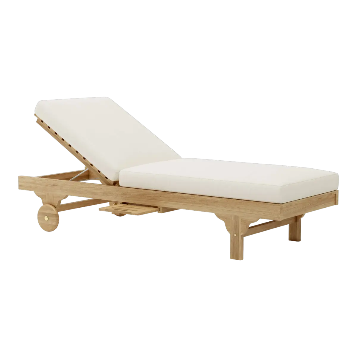 Anderson Teak - Capri Sun Lounger Adjusted Back & Side Tray - Image 3