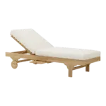 Anderson Teak - Capri Sun Lounger Adjusted Back & Side Tray - Image 3