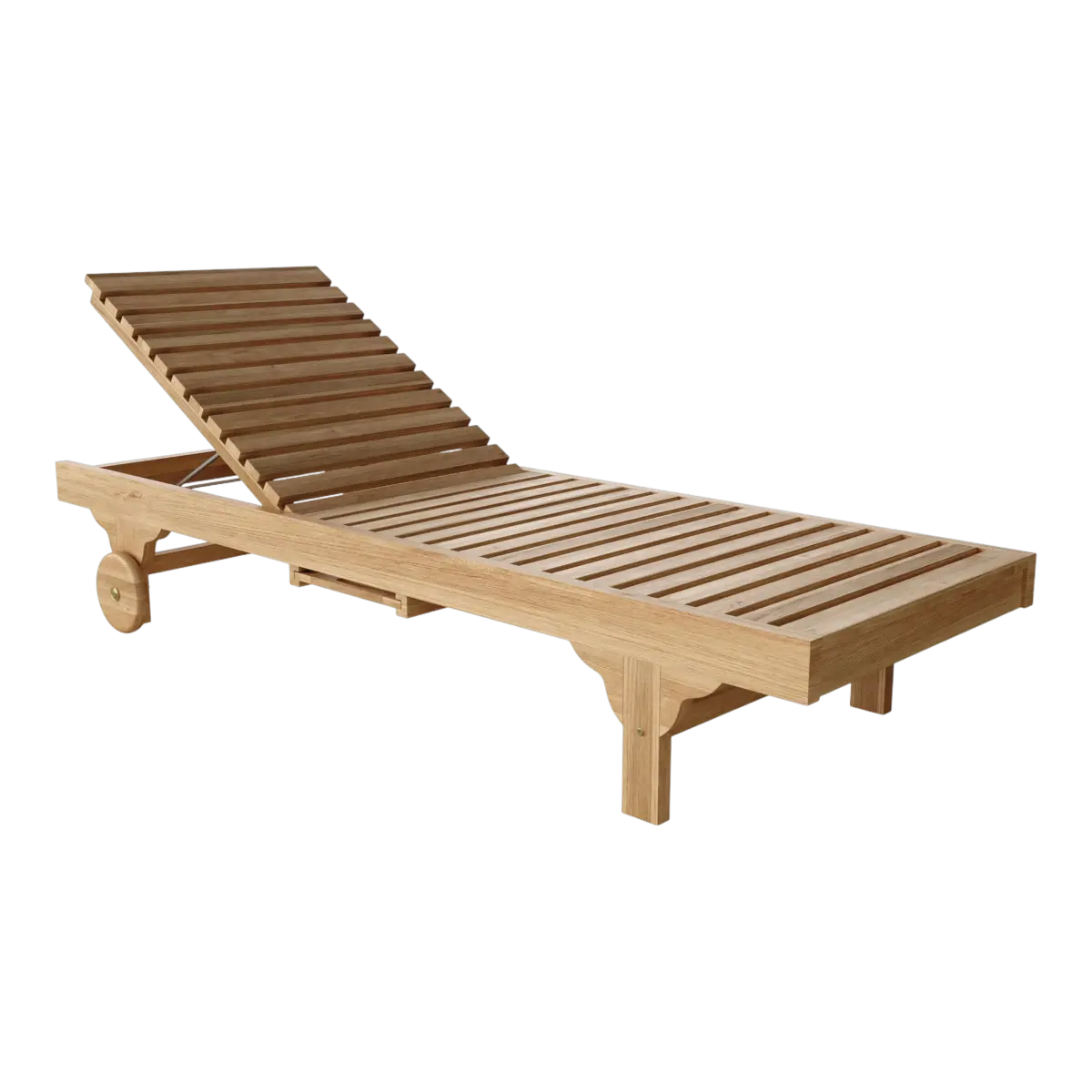 Anderson Teak - Capri Sun Lounger Adjusted Back & Side Tray - Image 1