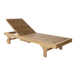 Anderson Teak - Capri Sun Lounger Adjusted Back & Side Tray