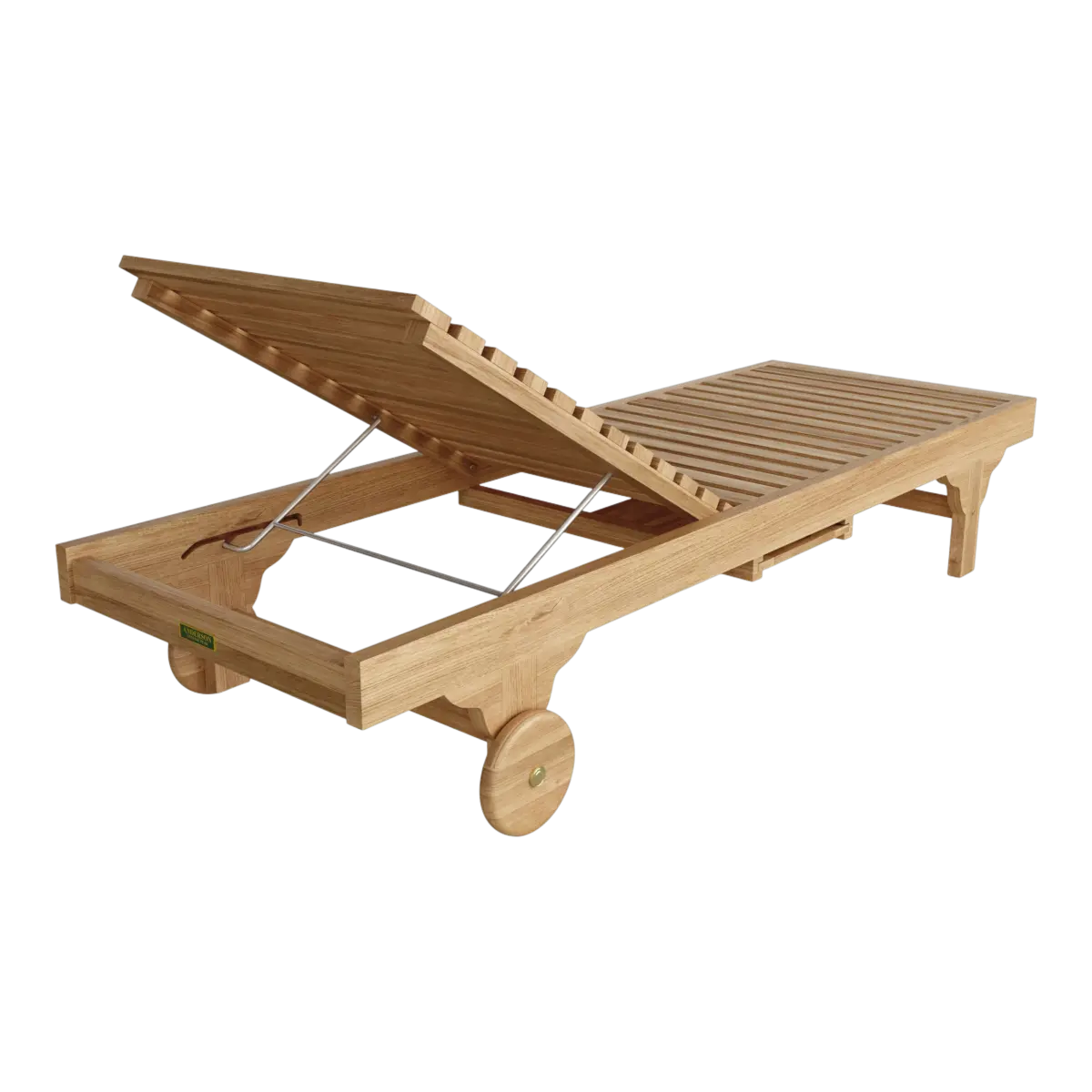 Anderson Teak - Capri Sun Lounger Adjusted Back & Side Tray - Image 2