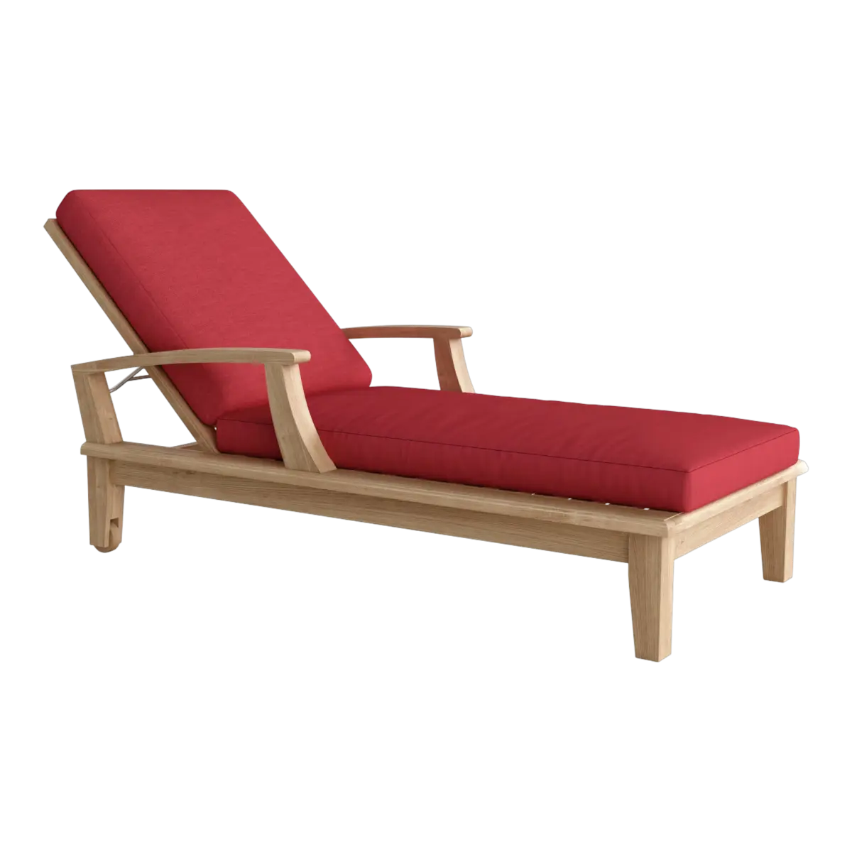 Anderson Teak - Brianna Sun Lounger with Arm - Image 4